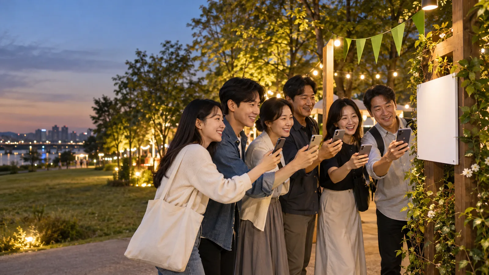 출석왕 AI 환영 축제 개막...