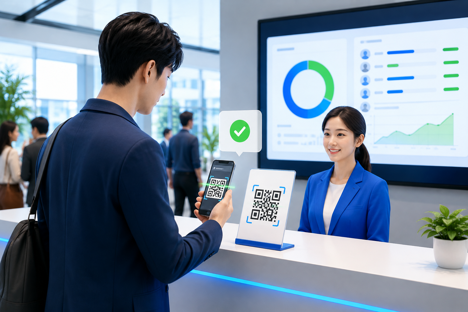 QR 출석체크 업체