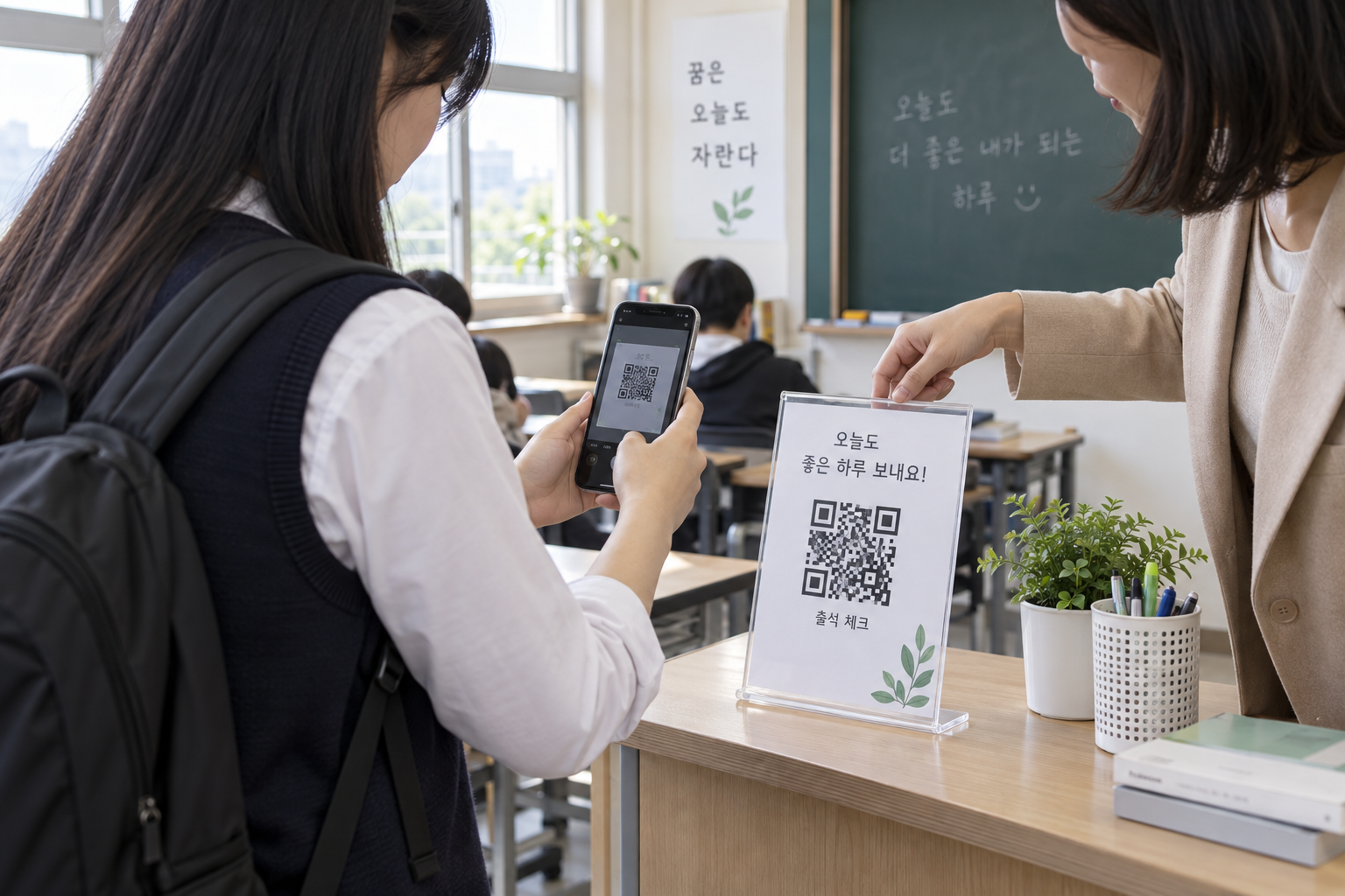 QR 출석체크 만들기